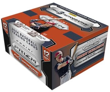 2024 Panini Prizm MLB Baseball Hobby Sammelkartenbox (3 Autogramme)