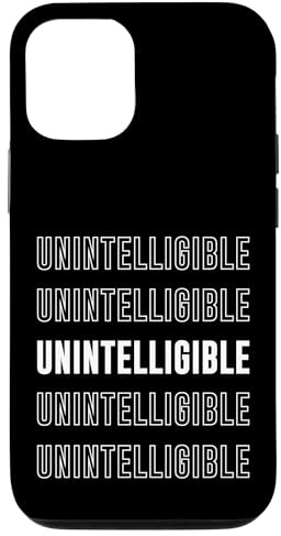 Unintelligible Case for iPhone 12/12 Pro