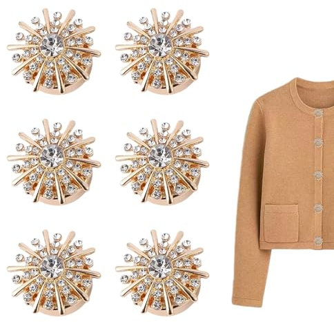 Cache-boutons pour chemisiers pour femmes, cache-boutons,Bouton de chemise en strass couvre les clips - Couvre-boutons de chemise à clipser pour femmes, pinces à boutons pour chemises et vêtements