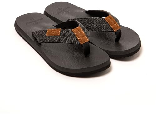 BRASILERAS Flip-Flops Serenity für Herren, schwarz, 46 EU