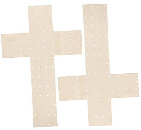 PRETYZOOM 2stücke Holzkranzbrett in Kruzifixform Unbehandelt Für DIY-osterkranz Girlande Heimdekoration Kranzrahmen Aus Holz