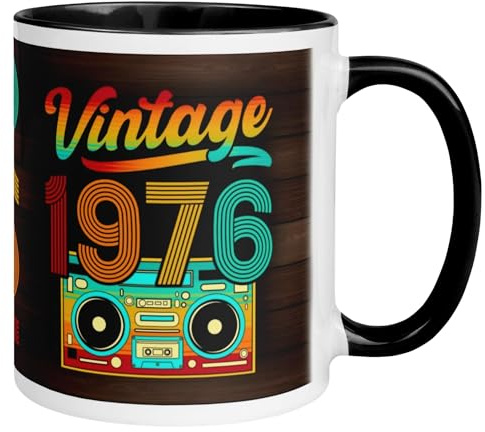 1976 Geburtstag Mann Frau | Vintage – 50 Jahre Geschenk | Jahrgang Tasse | Lustige Geschenktasse zum 50. Geburtstag | Geburtstagsdeko für Männer und Frauen zum 50ten | Made in Germany