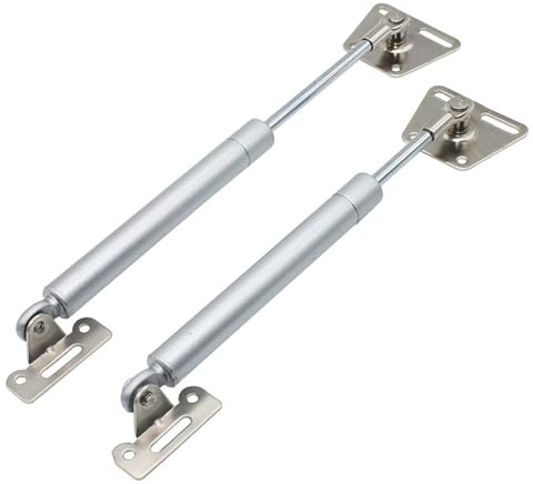 Zanthicia Cerniera a molla rallentata liscia e silenziosa per ante a ribalta, 2 pezzi, 100 N, molla ad, cerniere chiusura ammortizzata per impieghi gravosi