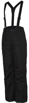 Lupilu Crivit Mädchen Kinder & Jugendliche Ski Hose Skihose, wasserabweisendes Obermaterial - Thermo X-WARM Black Schwarz