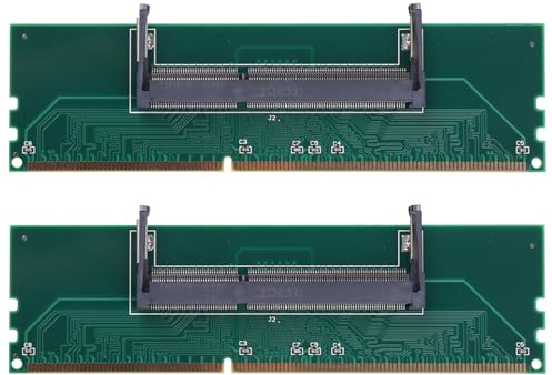 Gissroys 1 Paar schnelle DDR3-SO DIMM zu DIMM Adapter, 5 Mbit/s Übertragungsrate für effizienten Desktop Betrieb, Universals Kompatibilität, Universals Adapter