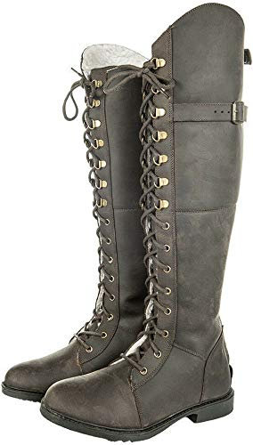 HKM Dublin Winter-2400-Stivali, Stivali da Equitazione Uomo, Marrone, 44 EU
