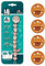 NIP Cherry Rundsauger Schnuller 4 Stück Unisex Gr.1 // 0-6 Monate // gelb mustard inkl. Schnullerband