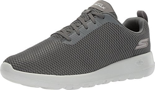 Skechers Mens Go Walk Max Effort Trainers, Charcoal Textile Trim, 7 UK