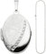 Jobo Damen-Medaillon aus 925 Sterling Silber Oval mit Kette 60 cm