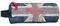 Pepe Jeans Ian Rundes Federmäppchen Blau 23x9x9 cms Polyester
