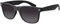 Sonnenbrille Herren Damen La Optica UV 400 CAT 3 CE Retro Vintage Sportbrille - Matt Schwarz (Gläser Zweifarbig: Grau Verlauf Gradient)