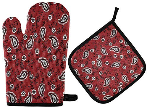 LUCKYEAH - Manopla para horno y ollas (2 unidades)