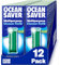 OceanSaver Multi-Purpose All Surface Cleaner, Apple Eco Drop Refill, Eco Mindful All Purpose Cleaning Product for Cleaning Multiple Surfaces, Apple Breeze Scented, Just Add Water – 12 Pack