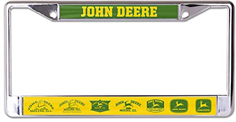 WinCraft John Deere License Plate Frame Vintage