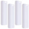 Create idea 4PCS Cubierta de La Puerta Trasera de La Batería Compatible con Nintendo Wii Mando A Distancia de Tapa de Batería de Plástico de Repuesto Color Blanco