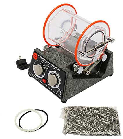 Poliertrommel Poliermaschine 60W 3kg Kapazität Kugelmühle Oberflächenpolierer Jewelry Polisher Finisher Rotary Tumbler