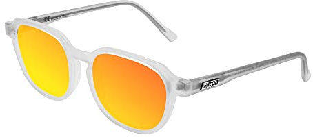 Scicon Gafas de sol deportivas Vertex Lifestyle (lente multimirror roja/congelado)