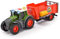 Dickie Toys - Fendt Traktor mit Anhänger (26 cm) Spielzeug für Kinder ab 3 Jahren mit Freilauf-Mechanik, Licht, Sound und weiteren Funktionen, inkl. Heuballen zum Spielen, 203734001ONL