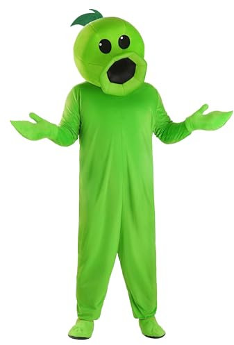 fun costumes Plants Vs Zombies Peashooter Fancy Dress Costume for Adults Medium