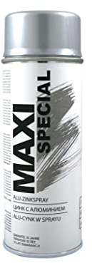 MAXI-SPECIAL | Sprühverzinkung | Maxi Special | Metallisch | Schnelltrocknend | Aluminium-Zink | Für Buntmetalle und Eisen | Kathodischer Schutz 400 ml
