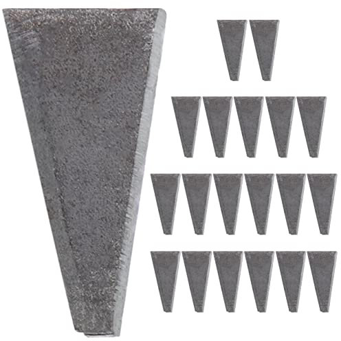 DOITOOL Handle Wedges 20pcs Handle Wedge Carbon Steel Wedge for Sledge Installation Supply Wedges