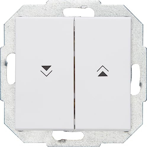 Kopp Athenis Jalousieschalter, IP20, arktis-weiß, matte Oberfläche, 587532082