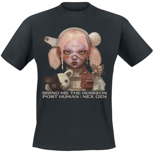 Bring Me The Horizon T Shirt Nex Gen Cover Nue offiziell Unisex Schwarz