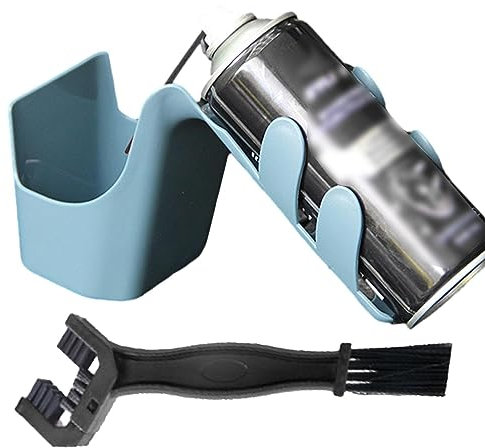 Geteawily Reinigungsbox für Motorradkette – Motorrad-Reinigungsbürste – Motorrad-Kettenbürste – Kettenreinigungswerkzeug – Motorrad-Kettenbürste – Reinigungsbürsten-Set