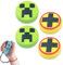 XPOOP 4 Stück Joystick Kappen Kompatibel, Silikon Analog Thumbstick Grip, Joystick Kappen Thumb Grips Kompatibel, Für Nintendo Switch/OLED/Lite Grip Zubehör (Grün und gelb)