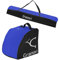 Granori Skitasche/Skisack + Skischuhtasche Kombi-Set mit Wasserablauflöcher für 1 Paar Skischuhe & Skier 160/170 / 180 cm (Blau-Schwarz, 160 cm)