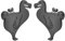 LUTAKU Niedlicher Dodo-Vogel-Ohrring aus Edelstahl für Damen und Herren, zierlicher geometrischer Tierschmuck, Geschenk, Edelstahl