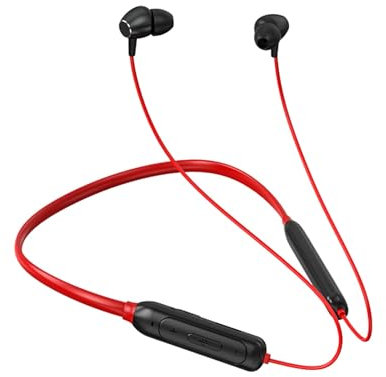 In Ear Bluetooth Kopfhörer mit Kabel Nackenbügel Sportkopfhörer Kabellos Kopfhörer für Sport Wireless Earbuds für Laufen Joggen Magnetische in Ear Kopfhörer mit Bügel Headphones Headset mit ENC Mic