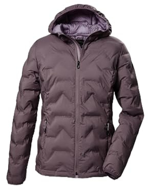 killtec Damen Steppjacke mit Kapuze/Funktionsjacke ist wasserabweisend KOW 8 WMN QLTD JCKT, malve, 36, 41805-000