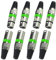 Connettore XLR a 3 poli, connettore XLR maschio e femmina per cavo di segnale DMX o collegamento microfono mixer audio (alloggiamento in metallo, 4 set verdi).