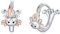 StoryEtain Axolotl Ohrringe Silber 925 Axolotl Ohrringe Creolen Axolotl Schmuck Geschenke für Frauen Mädchen Tochter…
