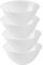Homeshopa Plastic Mixing Bowl, 2 Litre 4 Pk Reusable Kitchen Cooking Serving Bowl, Non Slip Base, Compact & Stackable, Popcorn Salad Bowl for Food Prep Baking, Dishwasher Safe, 20cm Clear