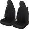 Auto Accessori Lupex Coprisedili auto compatibili con Smart fortwo, 450 451 e 453, 1 2 3 Serie, Tessuto Policotone (Nero)