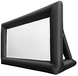 Schermo for proiettore cinematografico gonfiabile Materiale in tessuto Oxford Ampia area espositiva Home cinema for feste in campeggio all'aperto Più potente ed efficiente