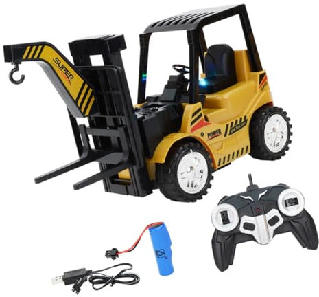 KOMBIUDA Carrello Elevatore Giocattolo Per Bambini Set Auto Veicolo Giocattolo Ingegneria Duraturo