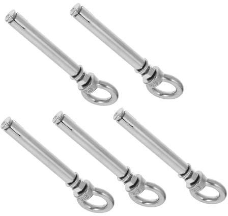 BUGUUYO Edelstahl Expansion Eyebolts M6x80mm Mit Ring Hochwertige Ankerbolzen Für Vielseitige Anwendungen Schraubenset Für Sichere Verbindungen Und Stabile Befestigungen