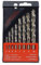 jjw-germany 8 St. HSS-G Präzisions Holzbohrer Spiralbohrer im Set (D= 3,0 bis 10,0 mm)