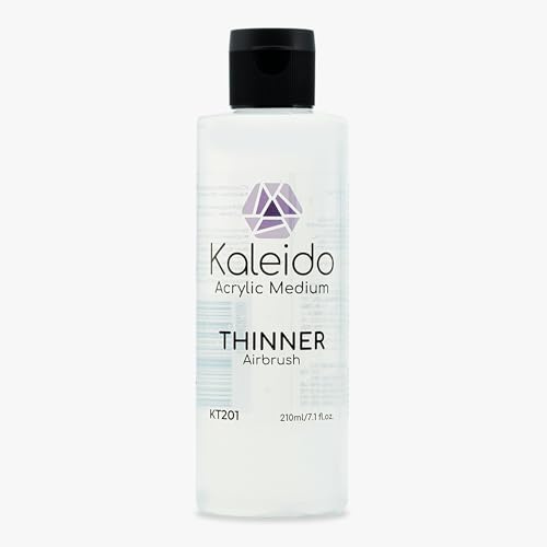 Gaahleri KT201 Airbrush Verdünner – Acryl, Wasserbasis, 210 ML, Ungiftig | Optimiert Acrylfluss, verhindert Düsenverstopfung, geruchlos, ungiftig, 210 ML