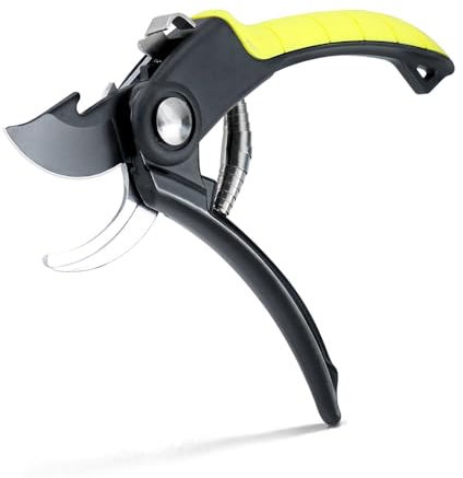 Byhagern Secateurs Pruning Scissors, Heavy Duty Pruning Shears, Ergonomic Grip, Professional SK5 Steel Blades, Garden Pruners for Trimming Plants, Hedges, and Cutting Flowers