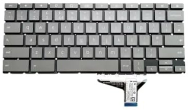 Clavier pour Ordinateur Portable for HP Chromebook x360 14c-cc0000 cc0455ng Noir UK English Layout