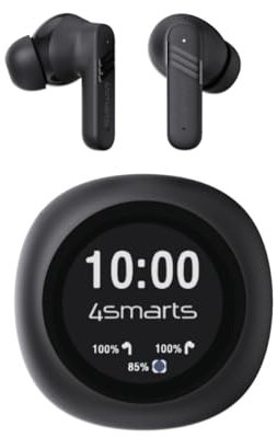 4smarts TWS Bluetooth Kopfhörer SkyBuds Screen Pro ANC,schwarz