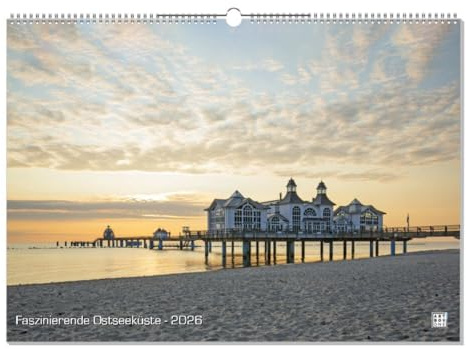artboxONE Kalender 2026 Faszinierende Ostseeküste Wandkalender A2 2026 Reise/Strand und Meer