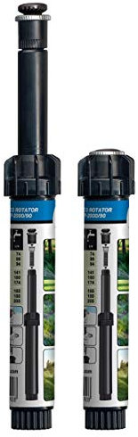 Jardibric - Tuyère Hunter Eco Rotator de 90° à 210° Portée 4 à 6,40m + Buse Rotator pour Arrosages Automatiques - Irrigation Uniforme, Économique, Idéale pour Jardins et Espaces Verts.