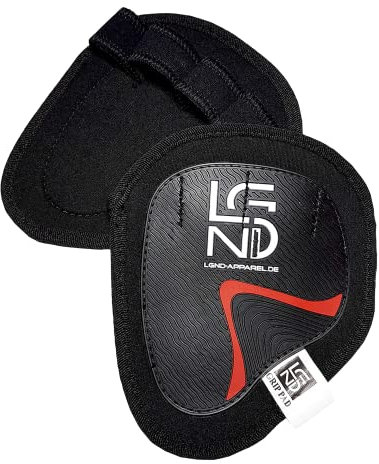 Legend - Fitness Grip-Pads für Crossfit, Gewichtheben und Kraft-Sport - Gummierung für maximalen Halt - Alternative zu Fitness Handschuhe & Trainingshandschuhe (extra dick, steif - 10mm)