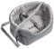 BOUTIQUE ZOO Hunde Autositz Universal Waschbar Abriebfest, Autositz Hund für Vordersitz, Beifahrersitz, Rückbank, Hundebett Hundetasche, L: 56 cm x 48 cm, Grau - Kunstleder und Plüsch Stoff
