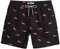 MaaMgic Badehose für Herren Jungen Badeshorts für Männer Schnelltrocknend Surfen Strandhose Surf Shorts mit Mash-Innenfutter MEHRWEG, Hai Schwarz, M